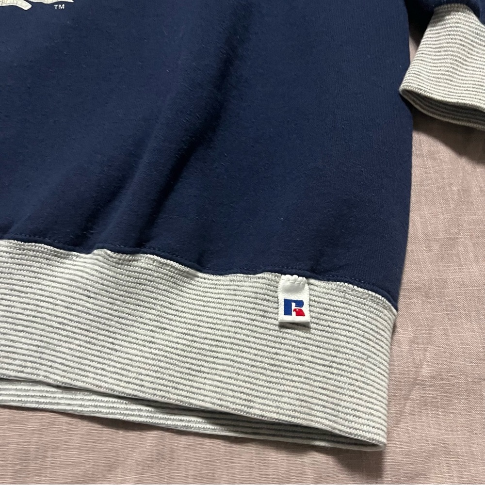 Vintage 1980s Russell Athletic Air Force Cuff Crewneck Sweater Pristine Size XL - Picture 3 of 7